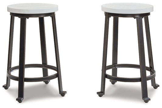 Ashley Express - Challiman Counter Height Stool (Set of 2) at Towne & Country Furniture (AL) furniture, home furniture, home decor, sofa, bedding
