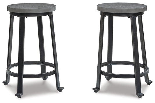 Ashley Express - Challiman Counter Height Stool (Set of 2) at Towne & Country Furniture (AL) furniture, home furniture, home decor, sofa, bedding