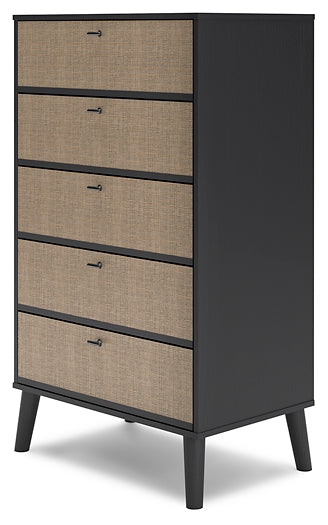 Ashley Express - Charlang Five Drawer Chest at Towne & Country Furniture (AL) furniture, home furniture, home decor, sofa, bedding