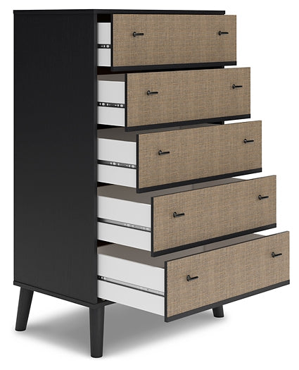 Ashley Express - Charlang Five Drawer Chest at Towne & Country Furniture (AL) furniture, home furniture, home decor, sofa, bedding