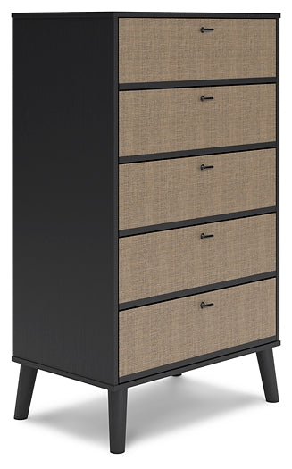 Ashley Express - Charlang Five Drawer Chest at Towne & Country Furniture (AL) furniture, home furniture, home decor, sofa, bedding