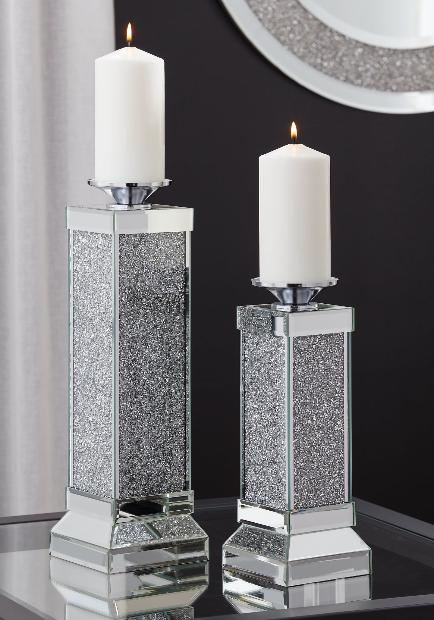 Ashley Express - Charline Candle Holder Set (2/CN) at Towne & Country Furniture (AL) furniture, home furniture, home decor, sofa, bedding