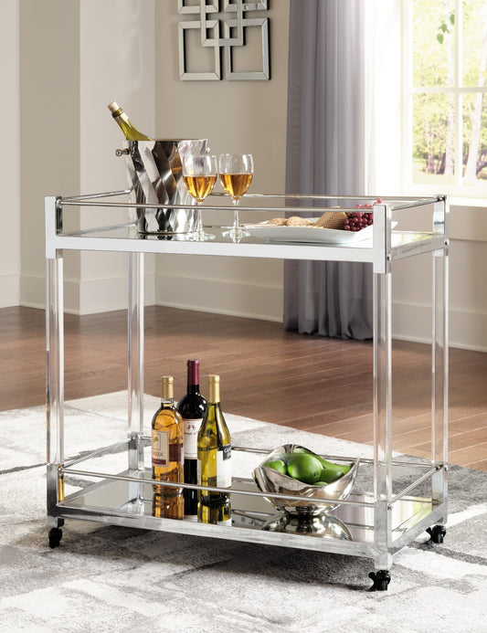 Ashley Express - Chaseton Bar Cart at Towne & Country Furniture (AL) furniture, home furniture, home decor, sofa, bedding