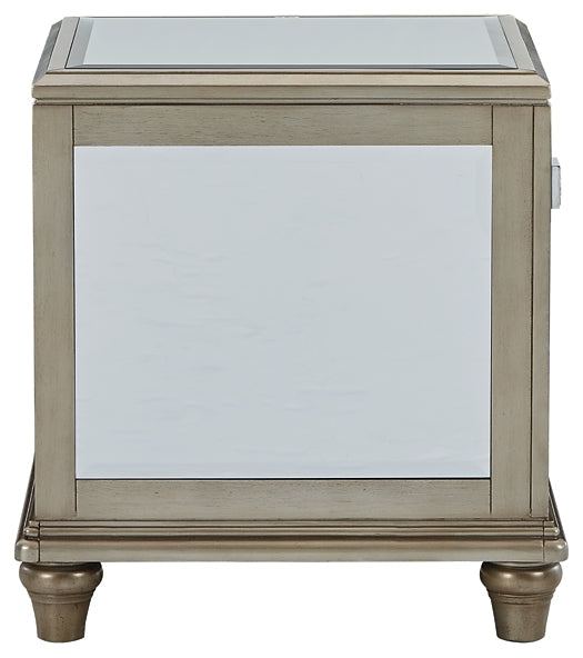 Ashley Express - Chevanna Rectangular End Table at Towne & Country Furniture (AL) furniture, home furniture, home decor, sofa, bedding