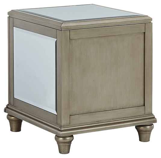 Ashley Express - Chevanna Rectangular End Table at Towne & Country Furniture (AL) furniture, home furniture, home decor, sofa, bedding