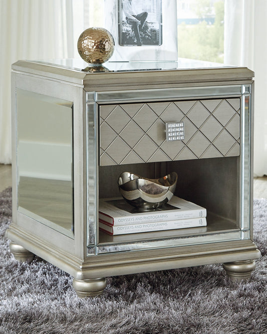 Ashley Express - Chevanna Rectangular End Table at Towne & Country Furniture (AL) furniture, home furniture, home decor, sofa, bedding