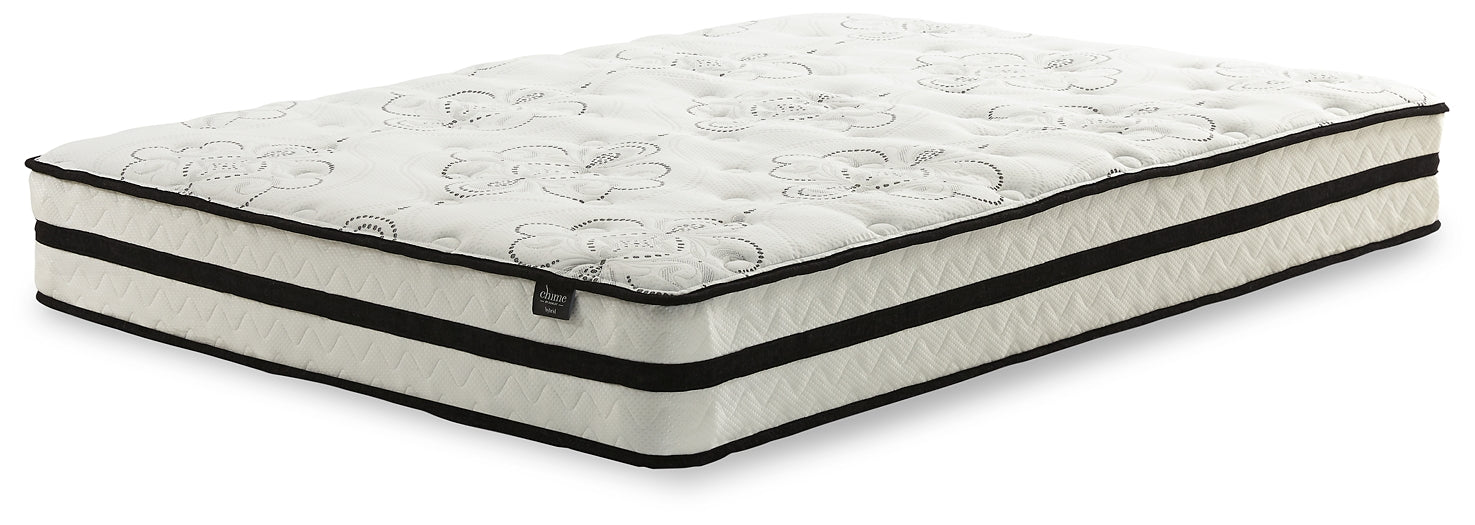Ashley Express - Chime 10 Inch Hybrid 10 Inch Hybrid Mattress with Foundation at Towne & Country Furniture (AL) furniture, home furniture, home decor, sofa, bedding
