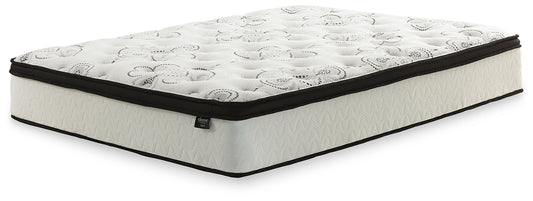 Ashley Express - Chime 12 Inch Hybrid 12 Inch Hybrid Mattress with Foundation at Towne & Country Furniture (AL) furniture, home furniture, home decor, sofa, bedding