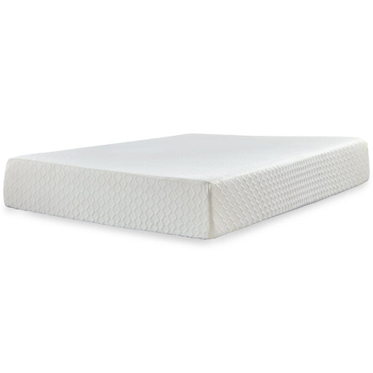 Ashley Express - Chime 12 Inch Memory Foam Mattress with Foundation at Towne & Country Furniture (AL) furniture, home furniture, home decor, sofa, bedding