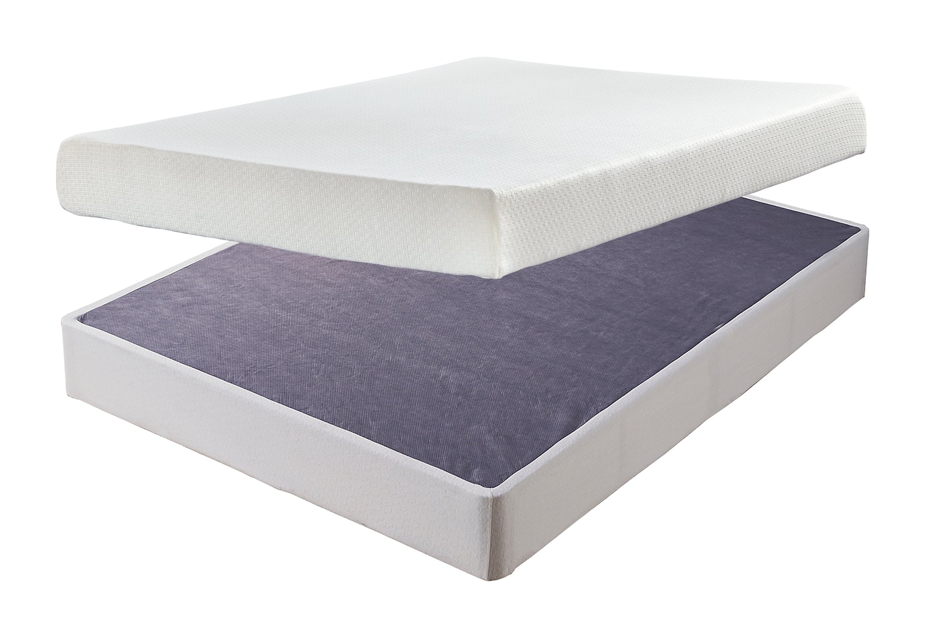 Ashley Express - Chime 8 Inch Memory Foam Mattress with Foundation at Towne & Country Furniture (AL) furniture, home furniture, home decor, sofa, bedding