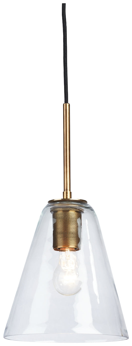 Ashley Express - Collbrook Glass Pendant Light (1/CN) at Towne & Country Furniture (AL) furniture, home furniture, home decor, sofa, bedding