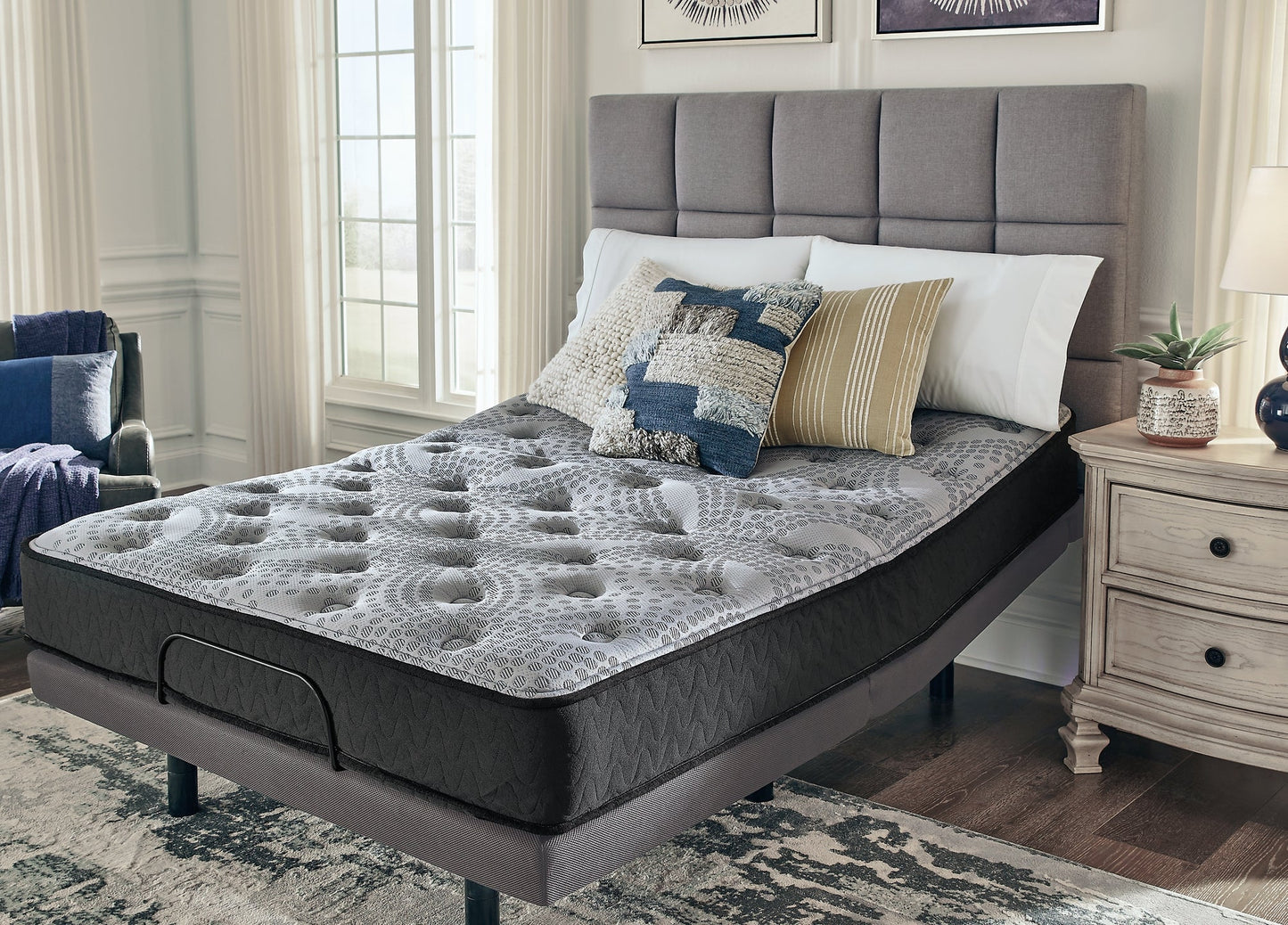 Ashley Express - Comfort Plus  Mattress at Towne & Country Furniture (AL) furniture, home furniture, home decor, sofa, bedding