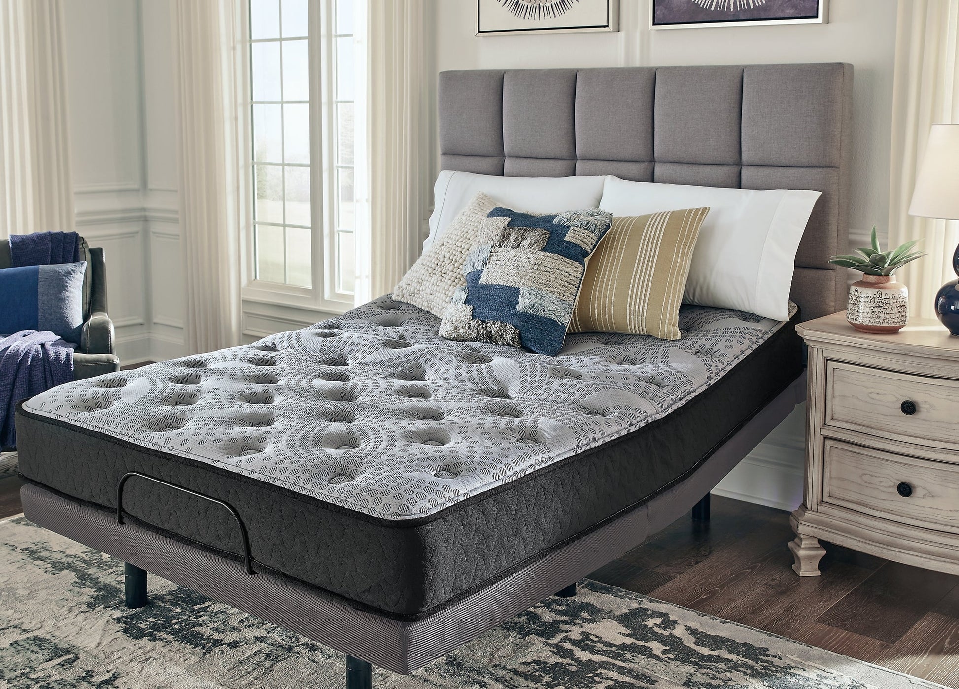 Ashley Express - Comfort Plus  Mattress at Towne & Country Furniture (AL) furniture, home furniture, home decor, sofa, bedding