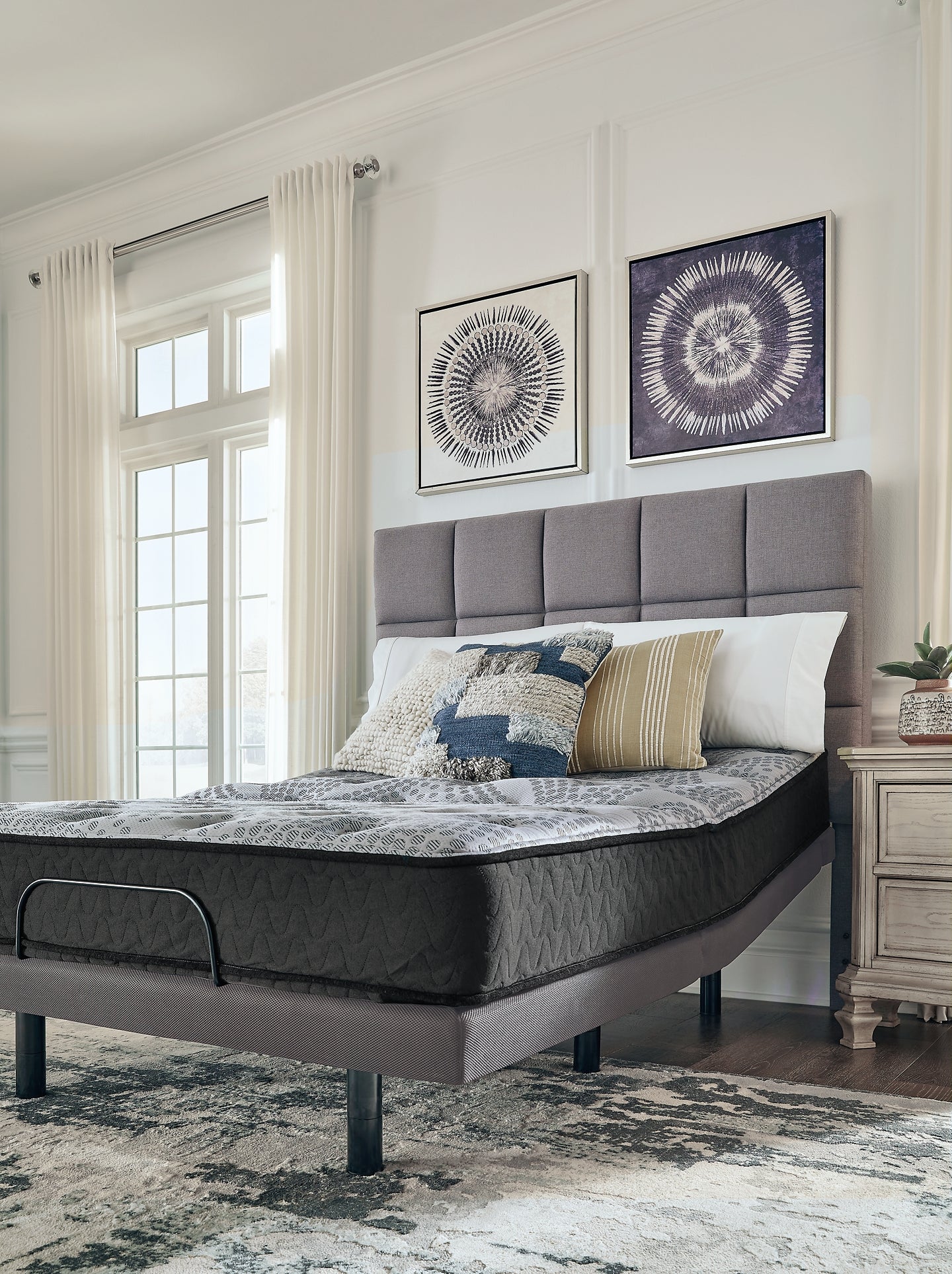Ashley Express - Comfort Plus Queen Mattress at Towne & Country Furniture (AL) furniture, home furniture, home decor, sofa, bedding