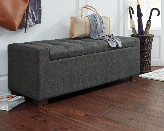 Ashley Express - Cortwell Storage Bench at Towne & Country Furniture (AL) furniture, home furniture, home decor, sofa, bedding