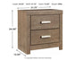 Ashley Express - Culverbach Two Drawer Night Stand at Towne & Country Furniture (AL) furniture, home furniture, home decor, sofa, bedding