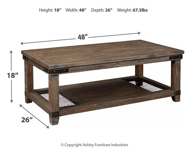 Ashley Express - Danell Ridge Rectangular Cocktail Table at Towne & Country Furniture (AL) furniture, home furniture, home decor, sofa, bedding