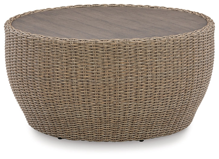 Ashley Express - Danson Outdoor Coffee Table with 2 End Tables at Towne & Country Furniture (AL) furniture, home furniture, home decor, sofa, bedding