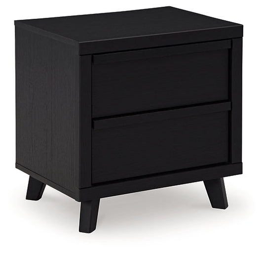 Ashley Express - Danziar Two Drawer Night Stand at Towne & Country Furniture (AL) furniture, home furniture, home decor, sofa, bedding
