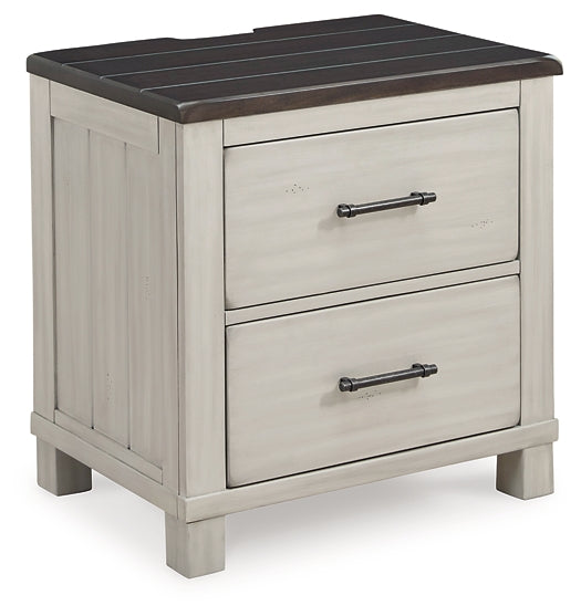 Ashley Express - Darborn Two Drawer Night Stand at Towne & Country Furniture (AL) furniture, home furniture, home decor, sofa, bedding