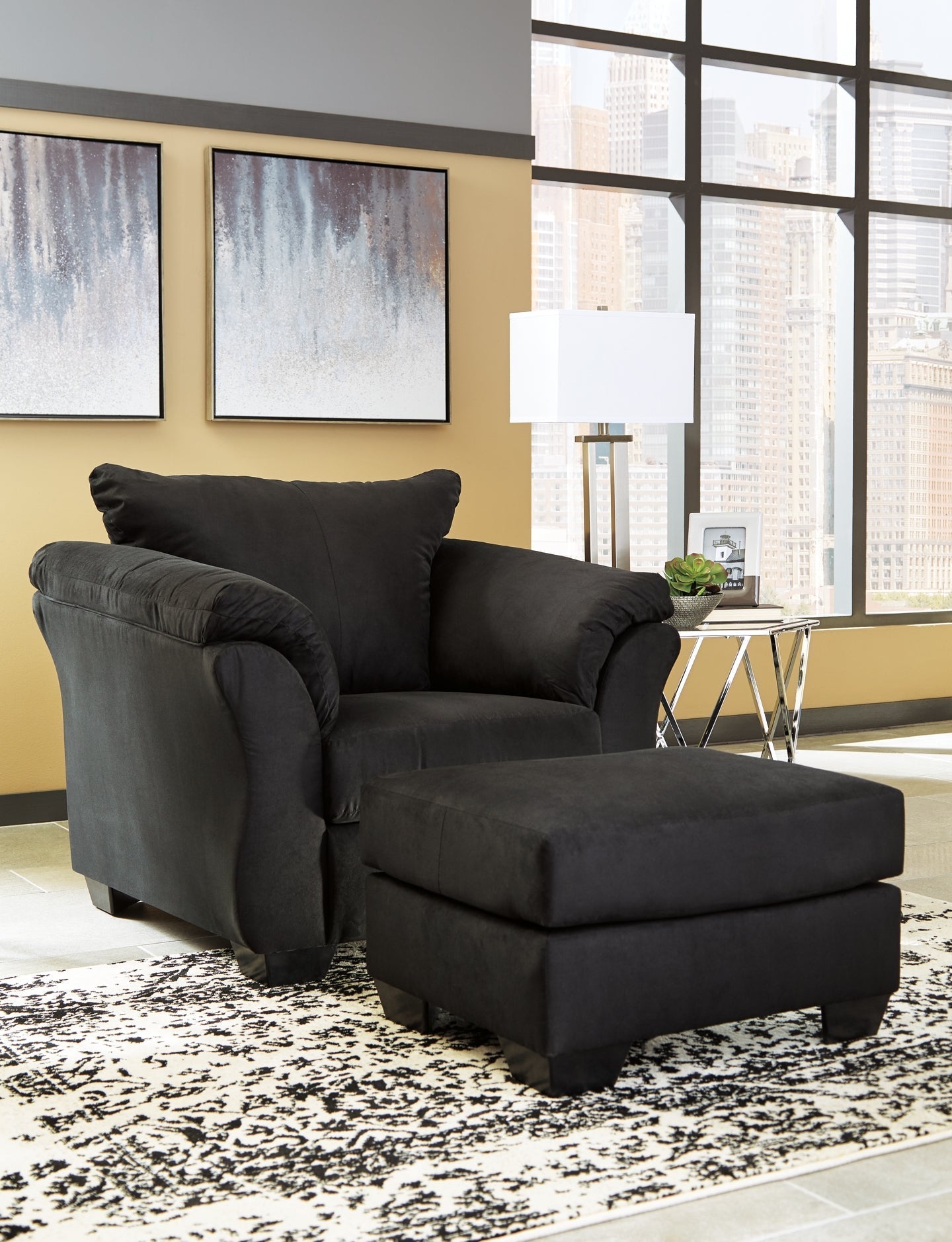 Ashley Express - Darcy Ottoman at Towne & Country Furniture (AL) furniture, home furniture, home decor, sofa, bedding