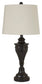 Ashley Express - Darlita Metal Table Lamp (2/CN) at Towne & Country Furniture (AL) furniture, home furniture, home decor, sofa, bedding