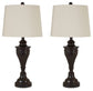 Ashley Express - Darlita Metal Table Lamp (2/CN) at Towne & Country Furniture (AL) furniture, home furniture, home decor, sofa, bedding