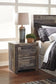Ashley Express - Derekson Two Drawer Night Stand at Towne & Country Furniture (AL) furniture, home furniture, home decor, sofa, bedding