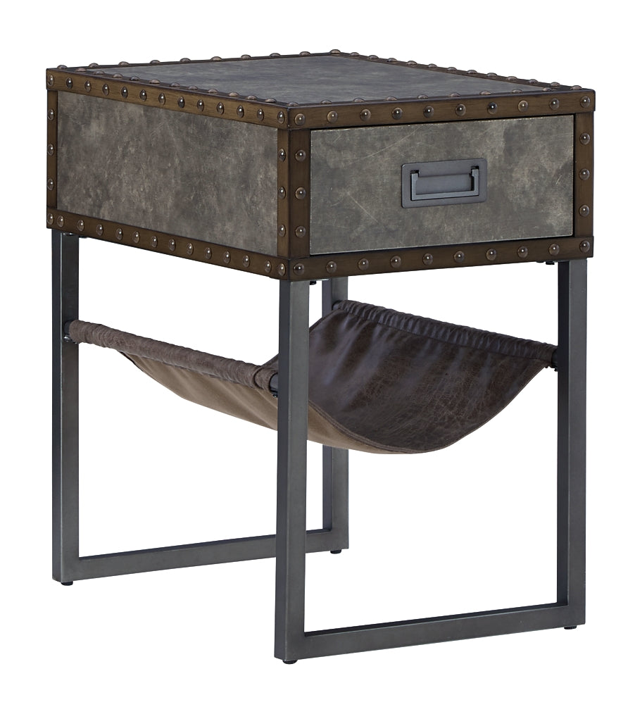 Ashley Express - Derrylin Chair Side End Table at Towne & Country Furniture (AL) furniture, home furniture, home decor, sofa, bedding