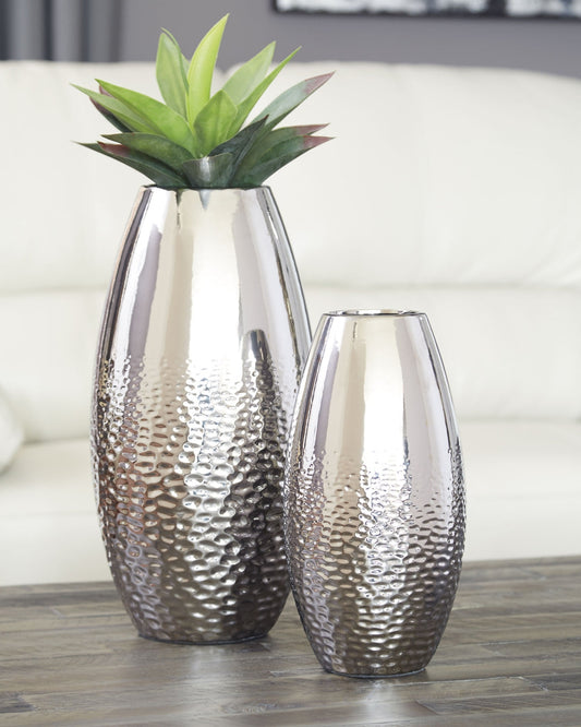 Ashley Express - Dinesh Vase Set (2/CN) at Towne & Country Furniture (AL) furniture, home furniture, home decor, sofa, bedding