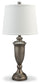 Ashley Express - Doraley Metal Table Lamp (2/CN) at Towne & Country Furniture (AL) furniture, home furniture, home decor, sofa, bedding