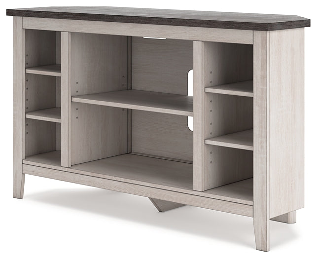 Ashley Express - Dorrinson Corner TV Stand/Fireplace OPT at Towne & Country Furniture (AL) furniture, home furniture, home decor, sofa, bedding