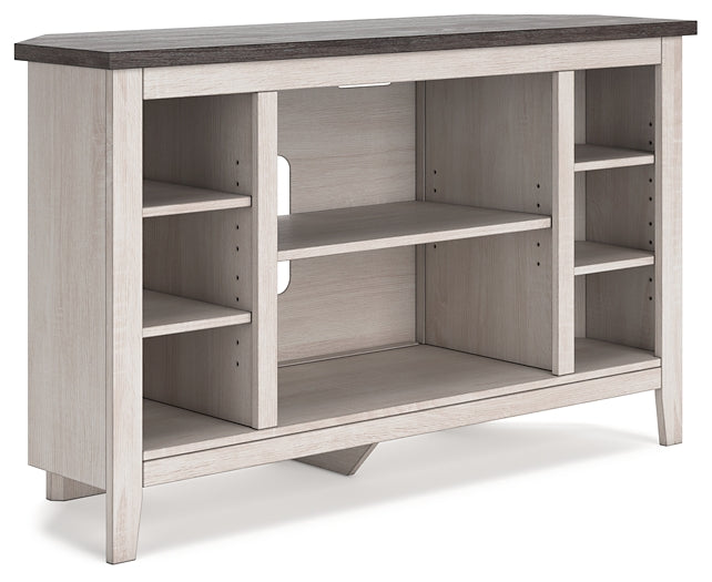 Ashley Express - Dorrinson Corner TV Stand/Fireplace OPT at Towne & Country Furniture (AL) furniture, home furniture, home decor, sofa, bedding
