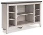 Ashley Express - Dorrinson Corner TV Stand/Fireplace OPT at Towne & Country Furniture (AL) furniture, home furniture, home decor, sofa, bedding