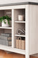 Ashley Express - Dorrinson Corner TV Stand/Fireplace OPT at Towne & Country Furniture (AL) furniture, home furniture, home decor, sofa, bedding