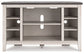 Ashley Express - Dorrinson Corner TV Stand/Fireplace OPT at Towne & Country Furniture (AL) furniture, home furniture, home decor, sofa, bedding