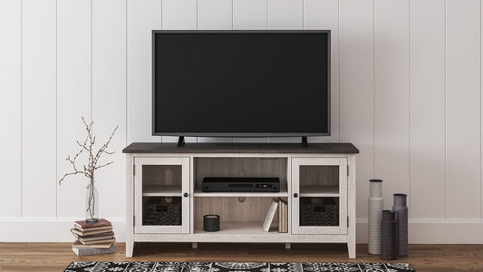 Ashley Express - Dorrinson LG TV Stand w/Fireplace Option at Towne & Country Furniture (AL) furniture, home furniture, home decor, sofa, bedding