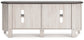 Ashley Express - Dorrinson Medium Corner TV Stand at Towne & Country Furniture (AL) furniture, home furniture, home decor, sofa, bedding