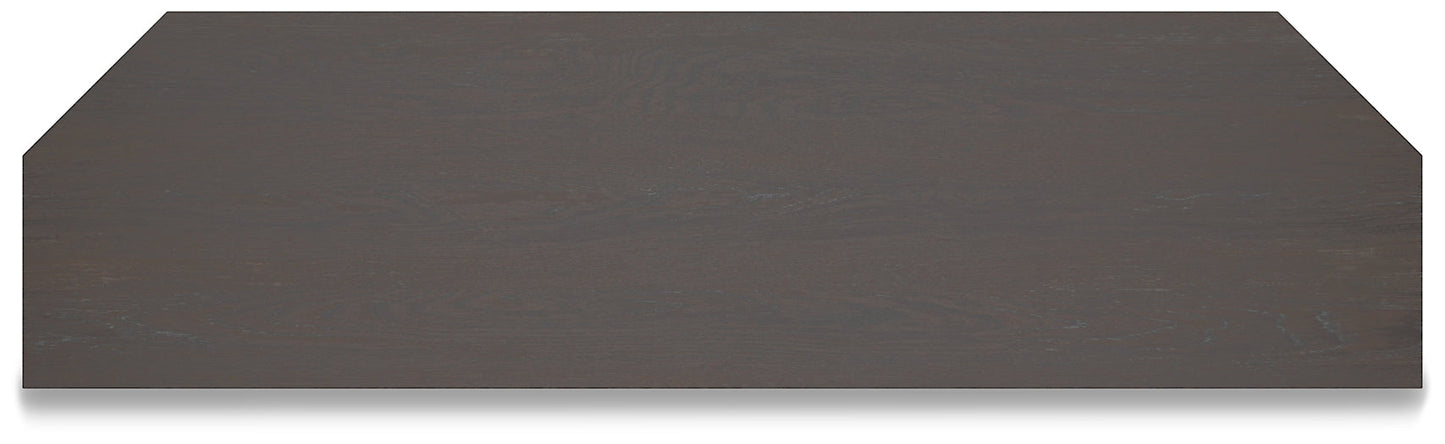 Ashley Express - Dorrinson Medium Corner TV Stand at Towne & Country Furniture (AL) furniture, home furniture, home decor, sofa, bedding