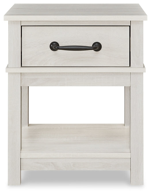 Ashley Express - Dorrinson One Drawer Night Stand at Towne & Country Furniture (AL) furniture, home furniture, home decor, sofa, bedding