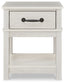 Ashley Express - Dorrinson One Drawer Night Stand at Towne & Country Furniture (AL) furniture, home furniture, home decor, sofa, bedding