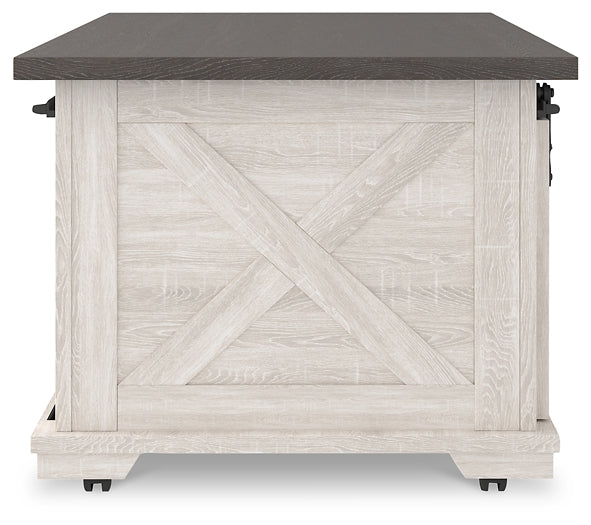 Ashley Express - Dorrinson Rectangular Cocktail Table at Towne & Country Furniture (AL) furniture, home furniture, home decor, sofa, bedding