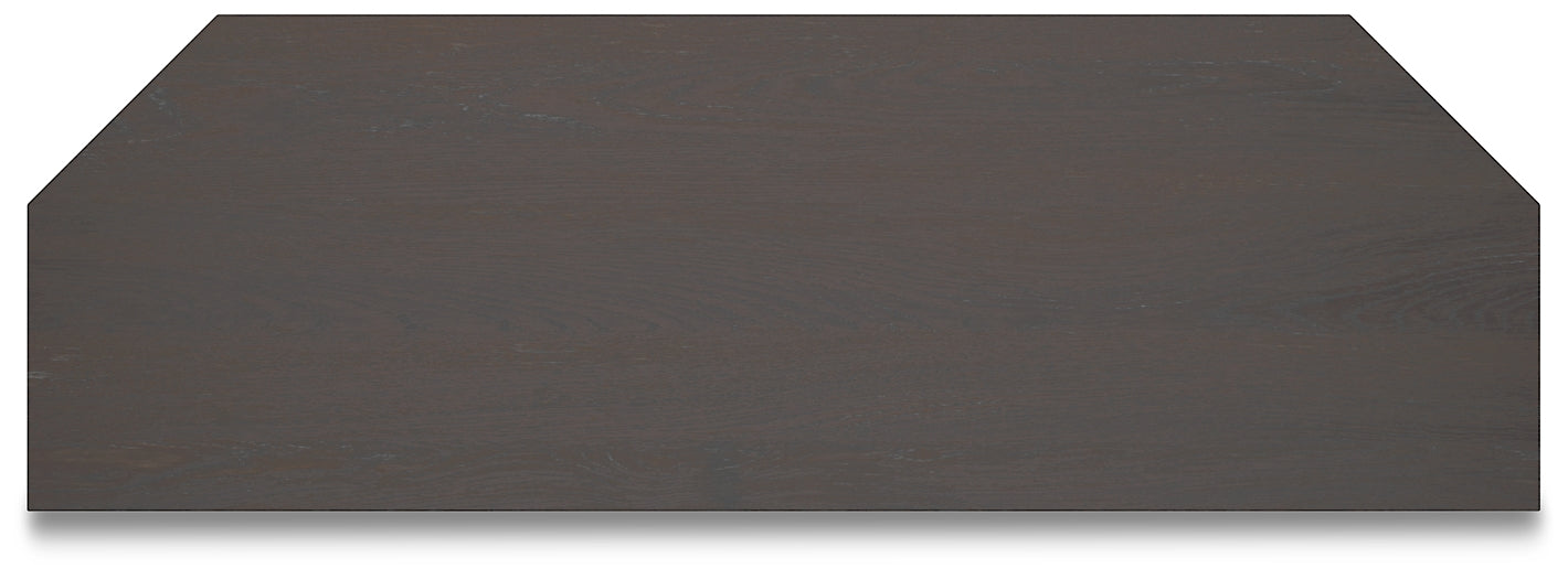 Ashley Express - Dorrinson Small Corner TV Stand at Towne & Country Furniture (AL) furniture, home furniture, home decor, sofa, bedding