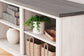 Ashley Express - Dorrinson Small Corner TV Stand at Towne & Country Furniture (AL) furniture, home furniture, home decor, sofa, bedding