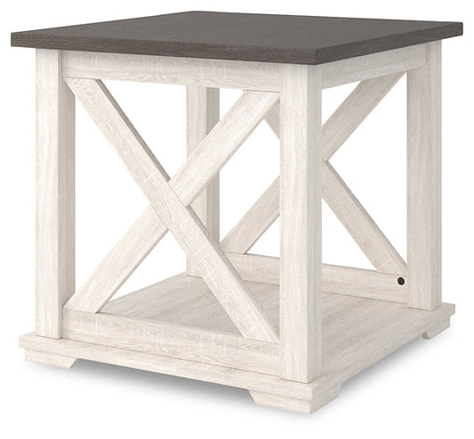 Ashley Express - Dorrinson Square End Table at Towne & Country Furniture (AL) furniture, home furniture, home decor, sofa, bedding