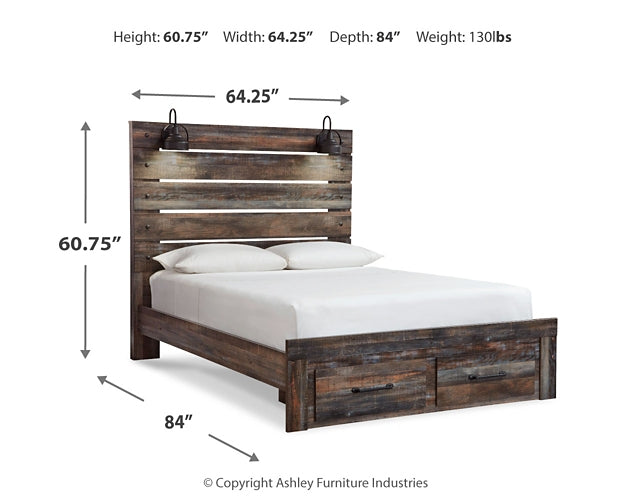 Ashley Express - Drystan  Panel Bed at Towne & Country Furniture (AL) furniture, home furniture, home decor, sofa, bedding