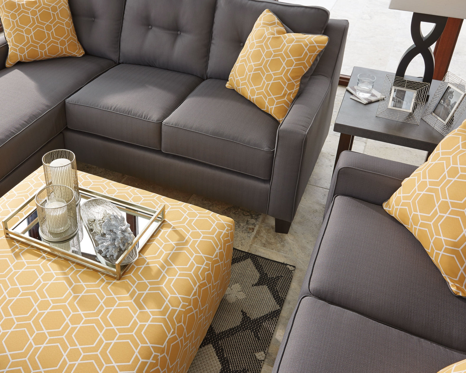 Ashley Express - Dympna Accessory Set (5/CN) at Towne & Country Furniture (AL) furniture, home furniture, home decor, sofa, bedding