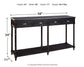 Ashley Express - Eirdale Console Sofa Table at Towne & Country Furniture (AL) furniture, home furniture, home decor, sofa, bedding