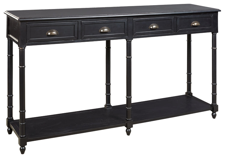 Ashley Express - Eirdale Console Sofa Table at Towne & Country Furniture (AL) furniture, home furniture, home decor, sofa, bedding