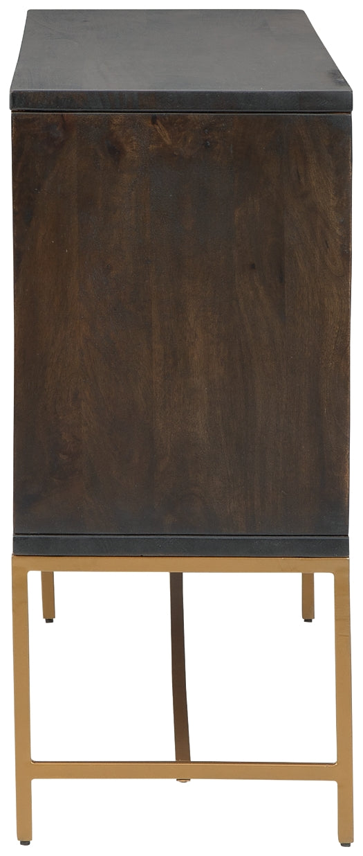 Ashley Express - Elinmore Accent Cabinet at Towne & Country Furniture (AL) furniture, home furniture, home decor, sofa, bedding